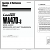 Komatsu Wheel Loader WA470 3 Mono Lever Auto Shift Transmission Operation Maintenance Manual PEN0026