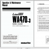 Komatsu Wheel Loader WA470 3 Operation Maintenance Manual PEN00265 00 2007