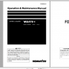 Komatsu Wheel Loader WA470 5 Operation Maintenance Manual PEN00086 09 2020