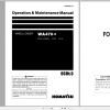Komatsu Wheel Loader WA470 6 Operation Maintenance Manual TEN00451 07 2019