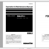 Komatsu Wheel Loader WA470 6 Operation Maintenance Manual TEN00990 00 2020 1
