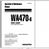 Komatsu Wheel Loader WA470 6 Operation Maintenance Manual VEAM946102 2009