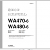 Komatsu Wheel Loader WA470 6 WA480 6 Shop Manual VEBM946101 2007