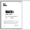 Komatsu Wheel Loader WA470 7 Engine 6D125E 6 Shop Manual CEBM027201 2016