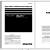 Komatsu Wheel Loader WA470 7 Operation Maintenance Manual PEN00876 02 2019