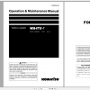 Komatsu Wheel Loader WA470 7 Operation Maintenance Manual PEN01585 00 2020