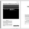 Komatsu Wheel Loader WA470 8 Operation Maintenance Manual PEN01110 02 2018