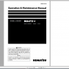 Komatsu Wheel Loader WA470 8 Operation Maintenance Manual PEN01399 00 2020