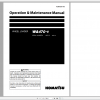 Komatsu Wheel Loader WA470 8 Operation Maintenance Manual PEN01597 00 2021