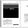 Komatsu Wheel Loader WA470 8 Operation Maintenance Manual TEN00674 01 2014