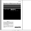 Komatsu Wheel Loader WA470 8 Operation Maintenance Manual TEN00948 00 2020