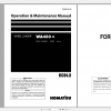 Komatsu Wheel Loader WA480 6 Operation Maintenance Manual PEN00324 04 2009