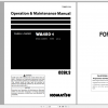 Komatsu Wheel Loader WA480 6 Operation Maintenance Manual TEN00315 04 2009