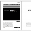 Komatsu Wheel Loader WA480 6 Operation Maintenance Manual TEN00340 03 2010