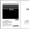 Komatsu Wheel Loader WA480 6 Operation Maintenance Manual TEN00927 00 2019