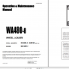 Komatsu Wheel Loader WA480 8 Engine 6D125E 7 Operation Maintenance Manual CEAM034004 2021
