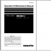 Komatsu Wheel Loader WA480 8 Operation Maintenance Manual PEN01320 00 2019