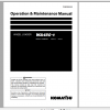 Komatsu Wheel Loader WA480 8 Operation Maintenance Manual PEN01600 00 2021