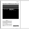 Komatsu Wheel Loader WA480 8 Operation Maintenance Manual TEN00881 00 2019