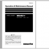 Komatsu Wheel Loader WA480 8 Operation Maintenance Manual TEN00989 00 2020