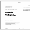 Komatsu Wheel Loader WA500 1 Shop Manual SEBM0425M102 1991