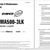 Komatsu Wheel Loader WA500 3LK Operation Maintenance Manual CEAM008100 2001