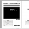 Komatsu Wheel Loader WA500 6 Operation Maintenance Manual PEN01381 02 2021