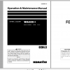 Komatsu Wheel Loader WA500 6 Operation Maintenance Manual TEN00464 10 2019
