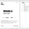 Komatsu Wheel Loader WA500 6 Shop Manual CEBM022903 2013