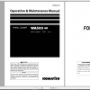 Komatsu Wheel Loader WA500 6R Operation Maintenance Manual PEN00326 03 2009