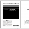 Komatsu Wheel Loader WA500 6R Operation Maintenance Manual TEN00585 09 2019