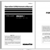 Komatsu Wheel Loader WA500 7 Operation Maintenance Manual TEN00584 12 2019