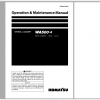 Komatsu Wheel Loader WA500 8 Operation Maintenance Manual PEN01124 02 2019