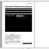 Komatsu Wheel Loader WA500 8 Operation Maintenance Manual PEN01570 00 2021