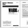 Komatsu Wheel Loader WA600 1 Operation Maintenance Manual SEAM003801