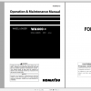 Komatsu Wheel Loader WA600 3 Operation Maintenance Manual PEN00002 05 2019