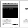 Komatsu Wheel Loader WA600 3 Operation Maintenance Manual PEN00002 06 2020