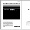 Komatsu Wheel Loader WA600 3 Operation Maintenance Manual TEN00002 05 2019