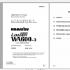Komatsu Wheel Loader WA600 3 Shop Manual SEBMW01402 2020