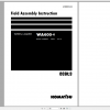 Komatsu Wheel Loader WA600 6 Field Assembly Instruction GEN00036 04 2020
