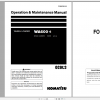 Komatsu Wheel Loader WA600 6 Operation Maintenance Manual PEN00302 02 2009