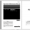 Komatsu Wheel Loader WA600 6 Operation Maintenance Manual PEN00481 14 2020