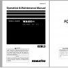 Komatsu Wheel Loader WA600 6 Operation Maintenance Manual PEN01025 05 2020