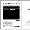 Komatsu Wheel Loader WA600 6 Operation Maintenance Manual TEN00462 14 2020
