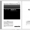 Komatsu Wheel Loader WA600 6R Operation Maintenance Manual PEN00191 04 2007