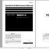 Komatsu Wheel Loader WA600 6R Operation Maintenance Manual PEN00303 02 2009