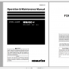 Komatsu Wheel Loader WA600 8 Operation Maintenance Manual PEN01003 03 2020