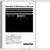 Komatsu Wheel Loader WA600 8 Operation Maintenance Manual PEN01183 04 2020