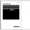 Komatsu Wheel Loader WA600 8 Shop Manual SEN06579 09 2020
