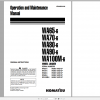 Komatsu Wheel Loader WA65 6 WA70 6 WA80 6 WA90 6 WA100M 6 Operation Maintenance Manual VEAM550102 2009